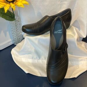 Dansko Franny Milled Nappa Shoes Women’s Size US 9.5/10 EU 40 Black Slip On